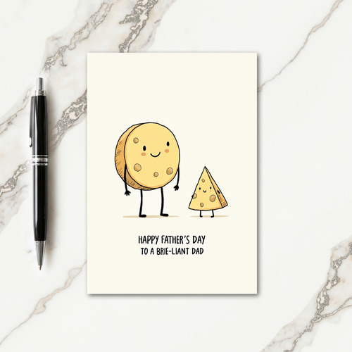 Creamy Fathers Day Cheese Card