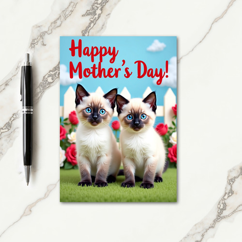 Creamy Kitten Friend Card