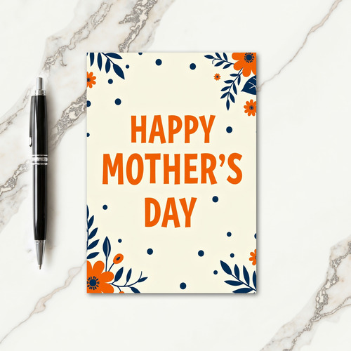 Creamy Mothers Day Card