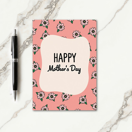 Creamy Mothers Day Design Card