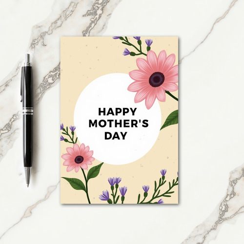 Creamy Mothers Day Spring Card