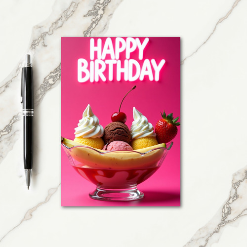 Creamy Treat Birthday Card