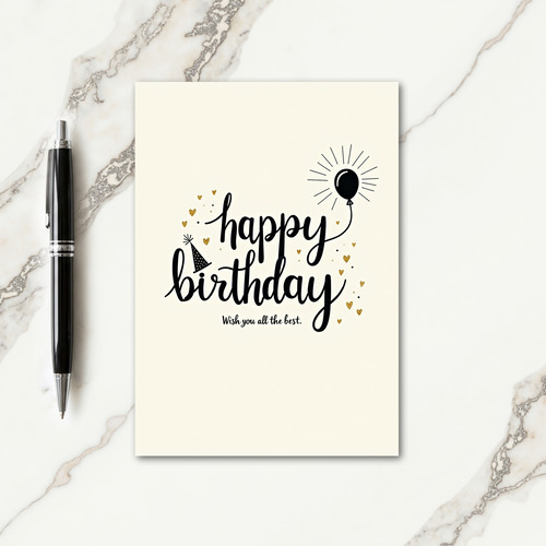 Creamy Typography Card