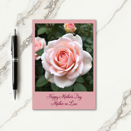 Creamy White Blossom Mothers Day Card