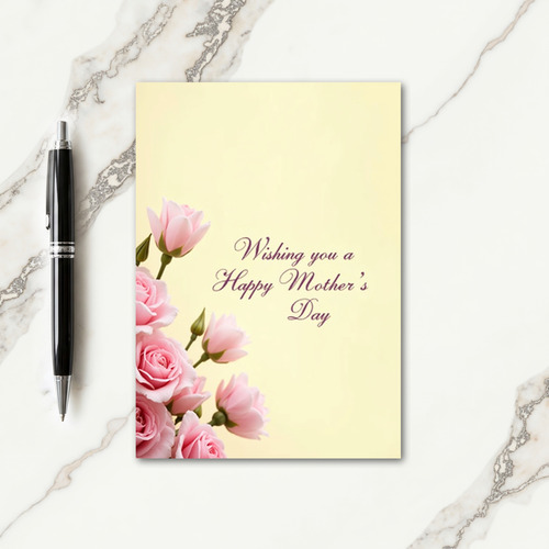 Creamy Yellow Blossom Card