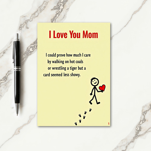 Creamy Yellow Family Love Card