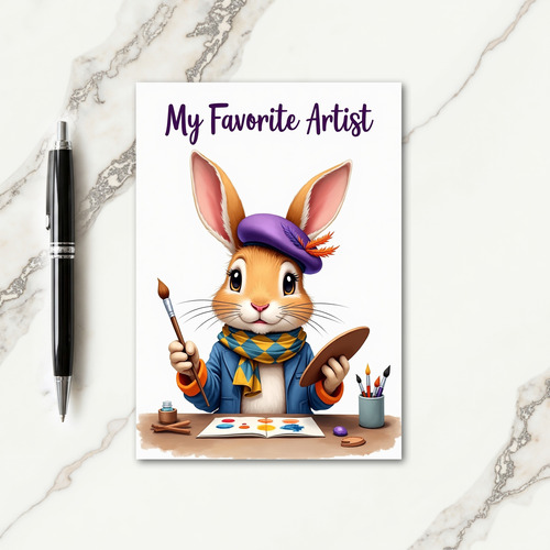 Creative Critter Artist Card