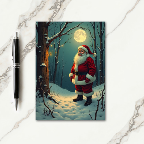 Creepy Santa Cards
