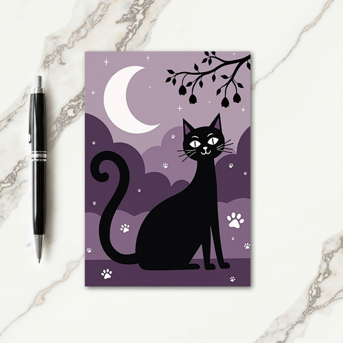 Crescents Dark Night Card