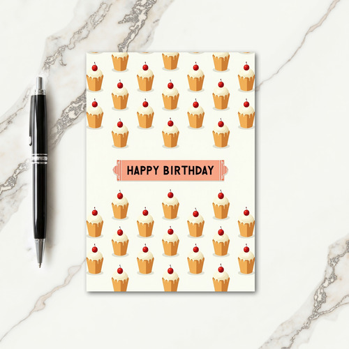 Crimson Berry Birthday Card