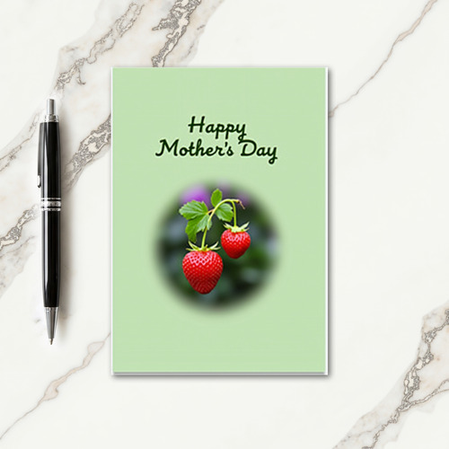 Crimson Berry Mothers Day Card