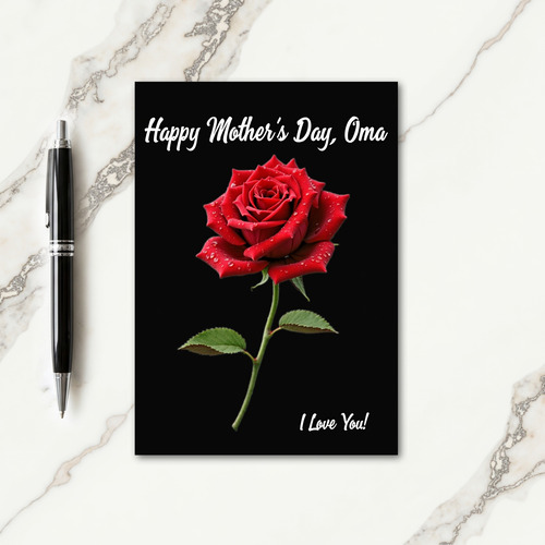 Crimson Bloom Sweetest Day Card