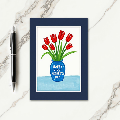 Crimson Blooms Pattern Card