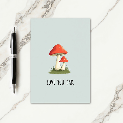 Crimson Caps Sweet Fathers Day Card