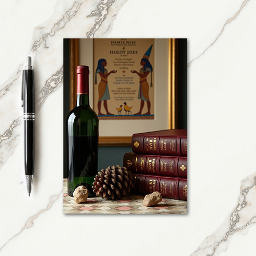 Crimson Foil Fathers Day Card