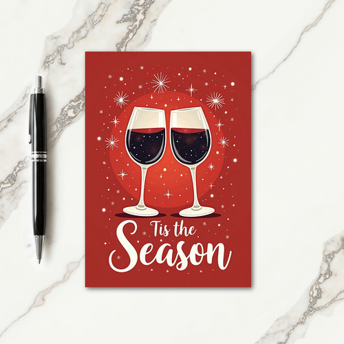 Crimson Glasses Card