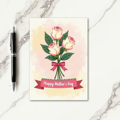 Crimson Heart Mothers Card