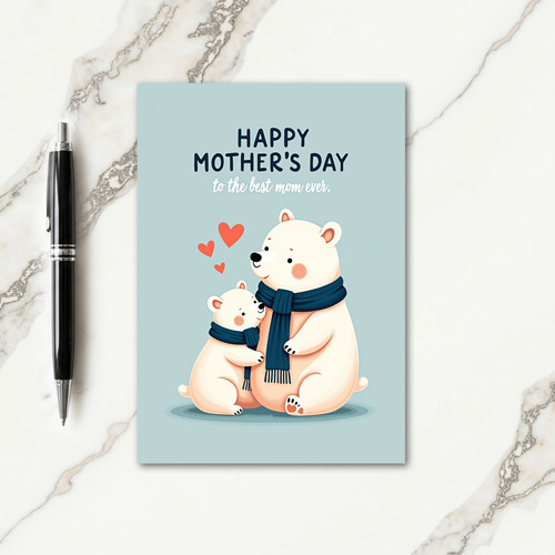 Crimson Hearts Mothers Love Card