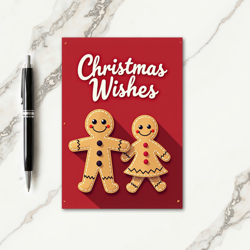 Crimson Holiday Confection Card