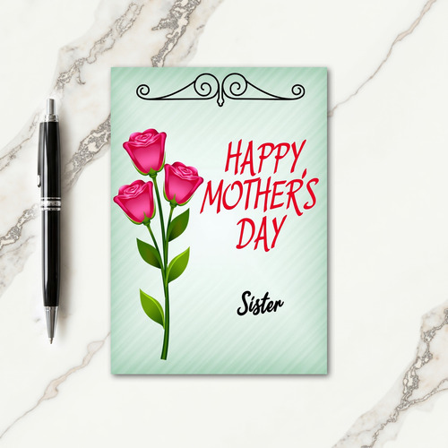 Crimson Letter Mother Card