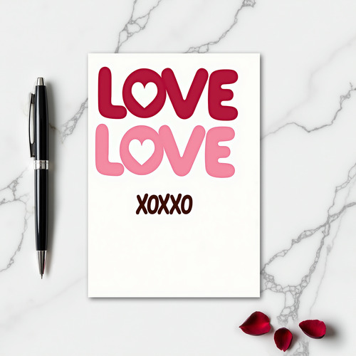 Crimson Love Graphic Card