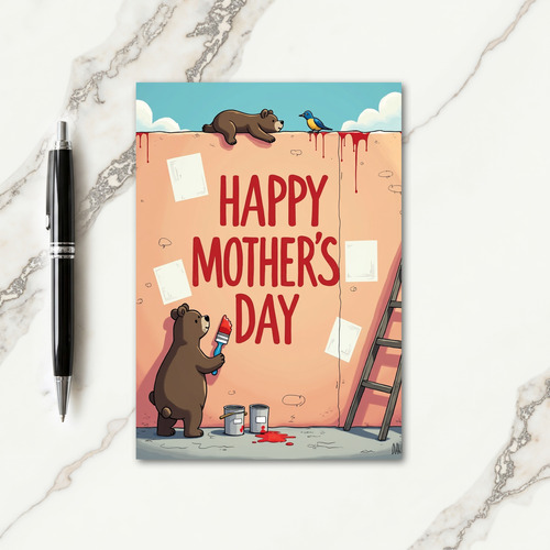 Crimson Mother Art Creation Card