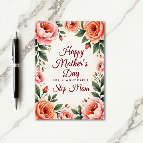 Crimson Mothers Love Note Card