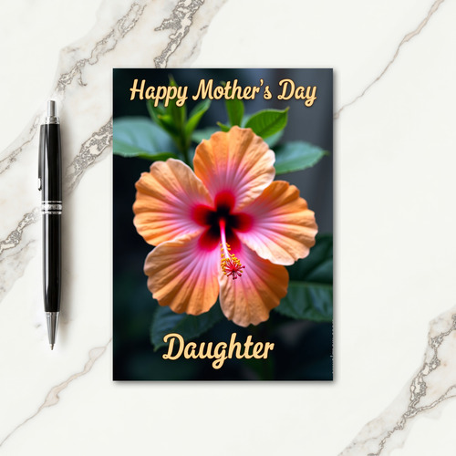 Crimson Pistil Mothers Day Card