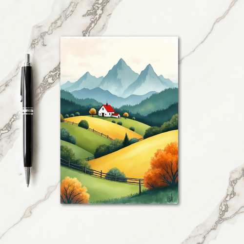 Crimson Roof Fathers Day Card