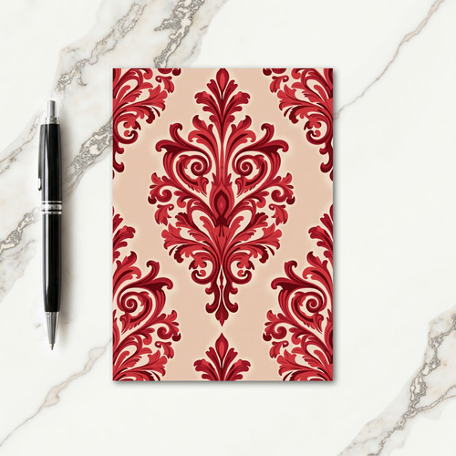 Crimson Scroll Christmas Card