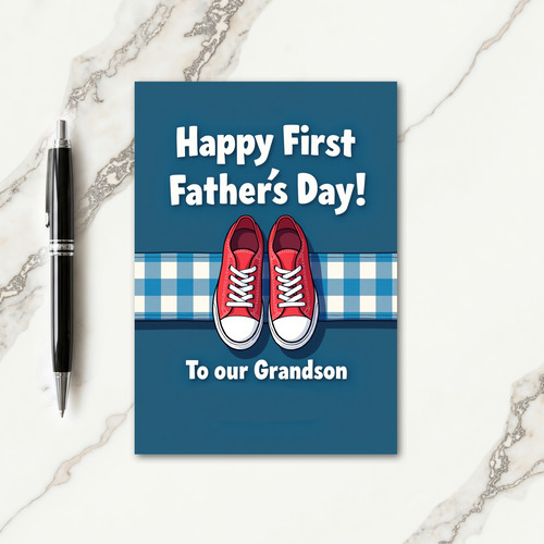 Crimson Shoes Fathers Day Card