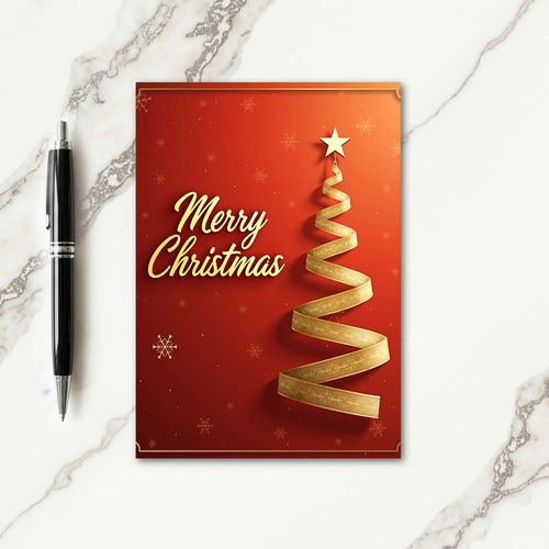 Crimson Sparkle Card