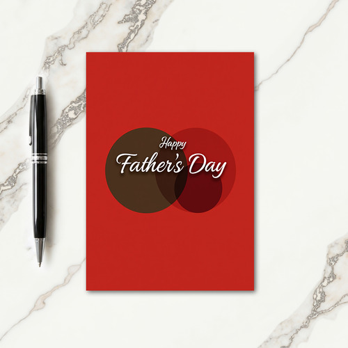Crimson Sweet Fathers Day Card