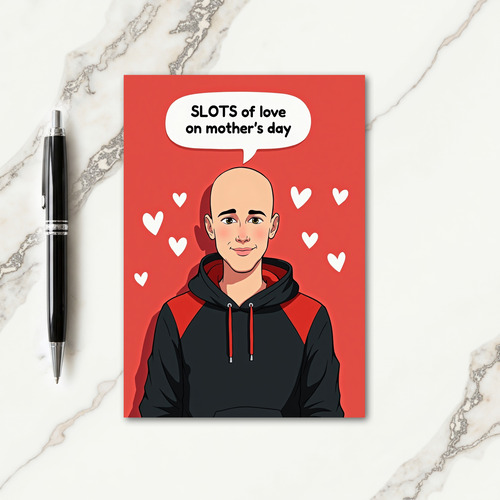 Crimson Sweet Mothers Day Card