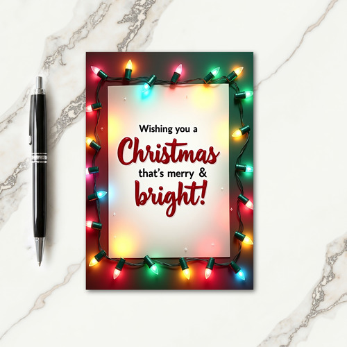 Crimson Text Christmas Card