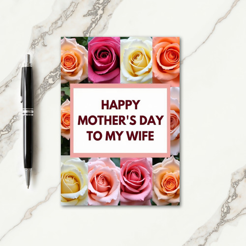 Crimson Text Happy Card