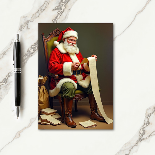 Crimson Velvet Christmas Card