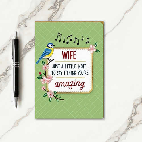 Crimson Wife Amazing Note Card