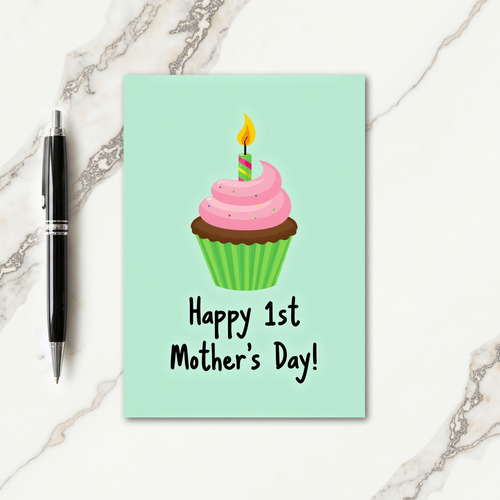 Crisp Cupcake Mothers Day Card