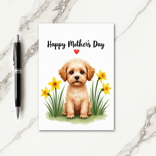 Crisp Puppy Love Art Card
