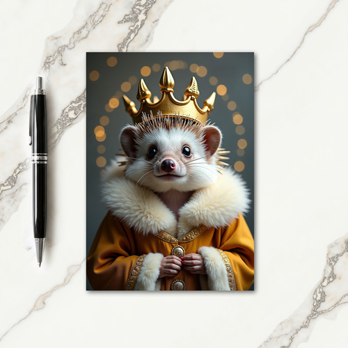 Crowned Animal Birthday Card