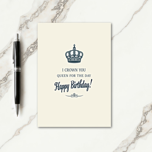 Crowned Celebration Card