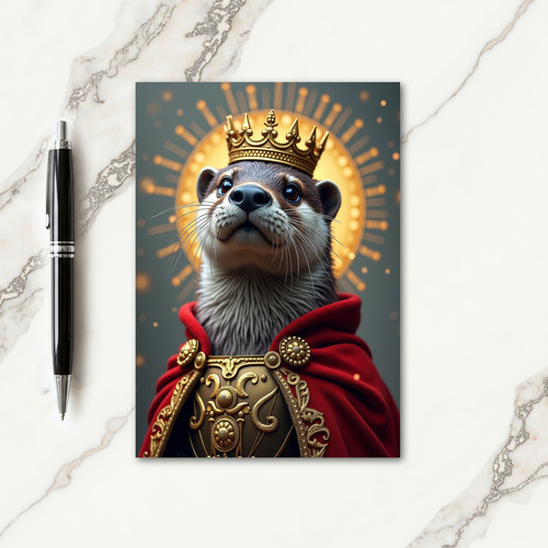 Crowned Mammal Birthday Card