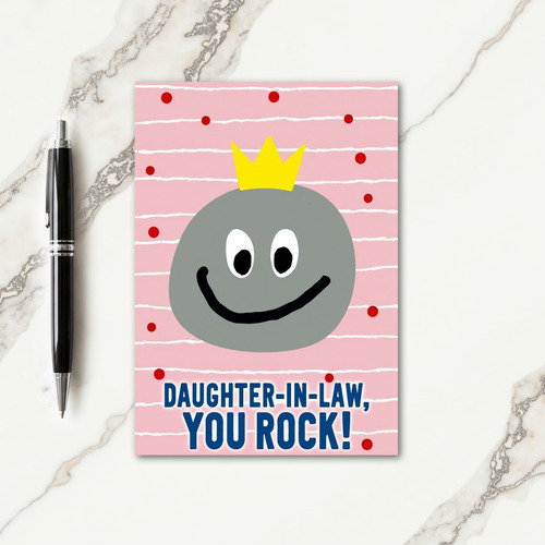 Crowned Rock Daughterinlaw Card