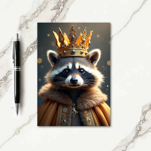 Crowned Woodland Birthday Card
