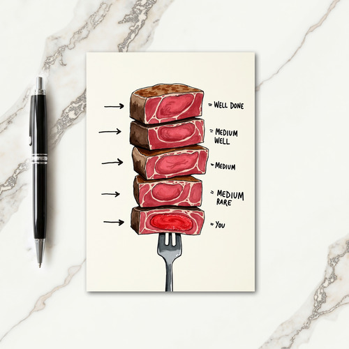Culinary Fathers Day Humor Card