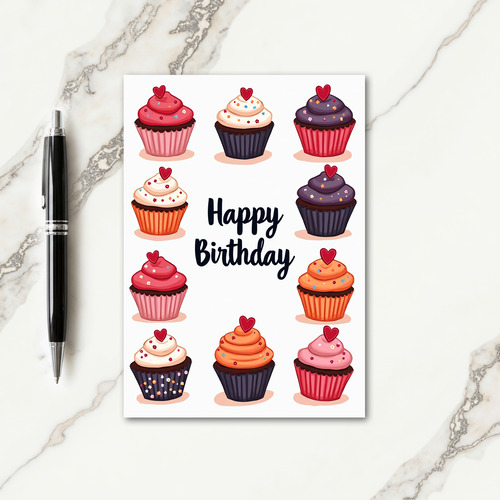 Cupcake Celebration Card