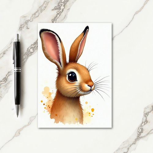 Curious Creature Portrait Card