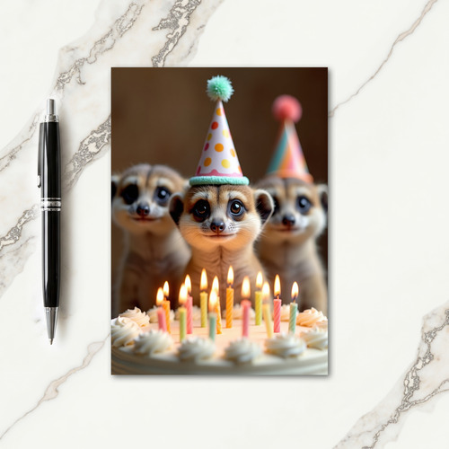 Curious Mammal Birthday Card