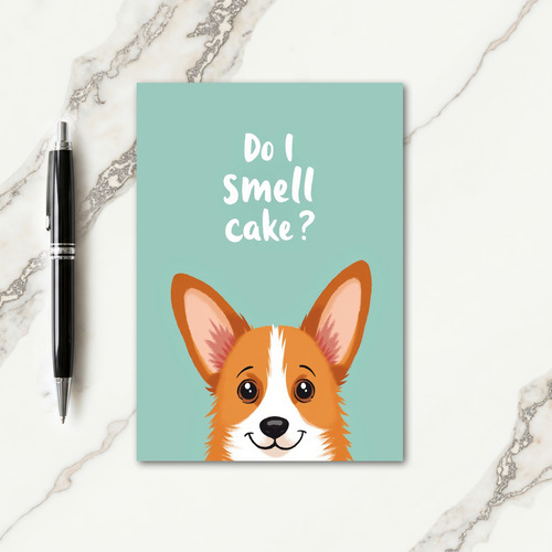 Curious Pup Birthday Card